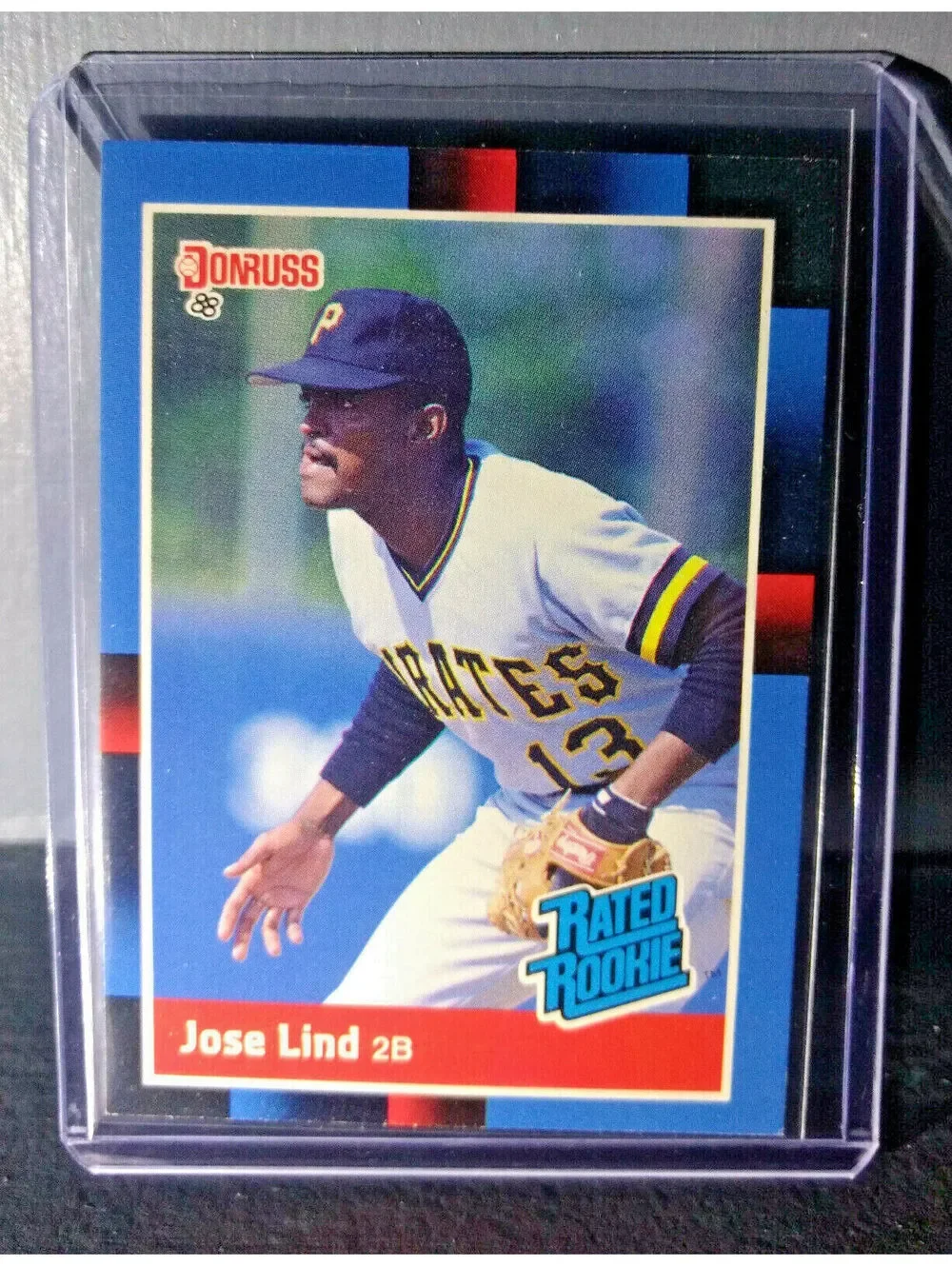 1988 Jose Lind Donruss Rated Rookie #38 Baseball Card